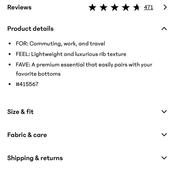 Athleta Signature Rib Square Neck Long Sleeve Top Eden Size S BRAND NEW - Picture 2 of 7